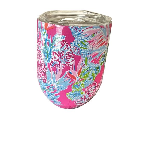 Lilly Pulitzer Insulated Stemless Tumbler cup - Picture 1 of 11